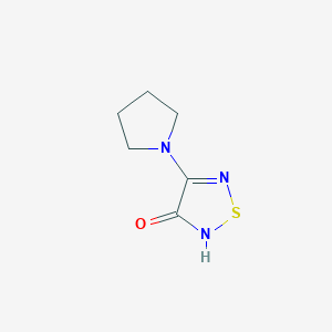3-Hydroxy-4-(pyrrolidin-1-yl)-1,2,5-thiadiazole
