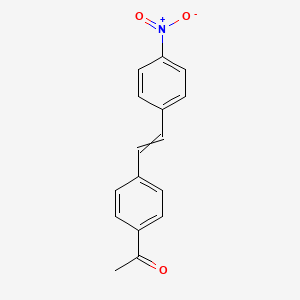 1-{4-[2-(4-Nitrophenyl)ethenyl]phenyl}ethan-1-one