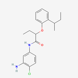 N-(3-Amino-4-chlorophenyl)-2-[2-(sec-butyl)-phenoxy]butanamide