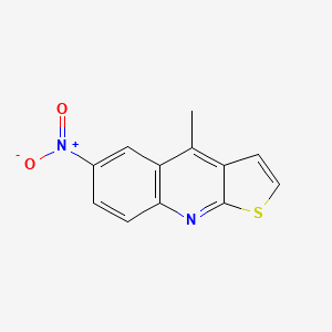 4-Methyl-6-nitrothieno[2,3-B]quinoline