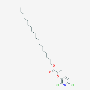 Octadecyl 2-[(2,6-dichloropyridin-3-YL)oxy]propanoate