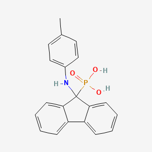 [9-(4-Methylanilino)-9H-fluoren-9-yl]phosphonic acid