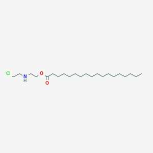 2-[(2-Chloroethyl)amino]ethyl octadecanoate