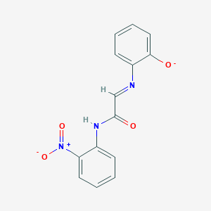 2-{(E)-[2-(2-Nitroanilino)-2-oxoethylidene]amino}phenolate