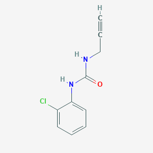 molecular formula C10H9ClN2O B1452077 1-(2-Chlorophenyl)-3-(prop-2-yn-1-yl)urea CAS No. 1197753-77-7