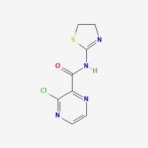 3-Chloro-N-(4,5-dihydro-1,3-thiazol-2-yl)pyrazine-2-carboxamide