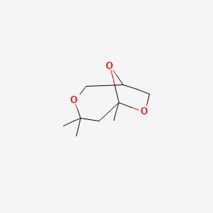 4,4,6-Trimethyl-3,7,9-trioxabicyclo[4.2.1]nonane