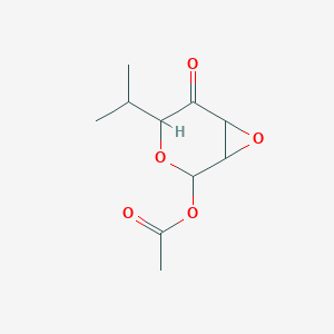 (5-Oxo-4-propan-2-yl-3,7-dioxabicyclo[4.1.0]heptan-2-yl) acetate