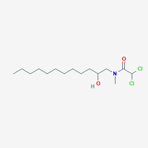 2,2-Dichloro-N-(2-hydroxydodecyl)-N-methylacetamide