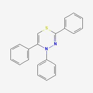 molecular formula C21H16N2S B14520897 2,4,5-Triphenyl-4H-1,3,4-thiadiazine CAS No. 62472-97-3