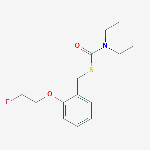 S-{[2-(2-Fluoroethoxy)phenyl]methyl} diethylcarbamothioate