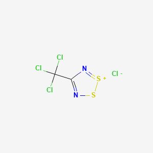 4-(Trichloromethyl)-1,2,3,5-dithiadiazol-1-ium chloride