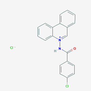 5-(4-Chlorobenzamido)phenanthridin-5-ium chloride