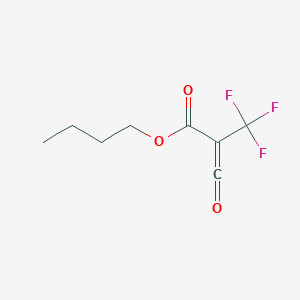 Butyl 3-oxo-2-(trifluoromethyl)prop-2-enoate