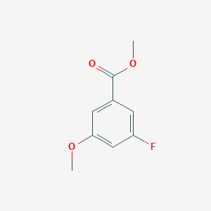 molecular formula C9H9FO3 B1452098 Methyl 3-fluoro-5-methoxybenzoate CAS No. 1214387-14-0
