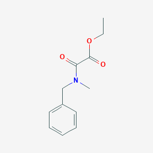 molecular formula C12H15NO3 B145210 Ethyl N-benzyl-N-methyloxamate CAS No. 128429-34-5