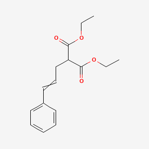 Diethyl (3-phenylprop-2-en-1-yl)propanedioate