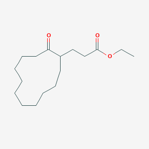 Cyclododecanepropanoic acid, 2-oxo-, ethyl ester