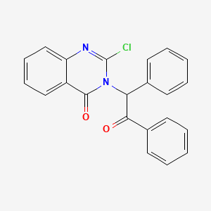 2-Chloro-3-(2-oxo-1,2-diphenylethyl)quinazolin-4(3H)-one