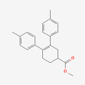 Methyl 3,4-bis(4-methylphenyl)cyclohex-3-ene-1-carboxylate