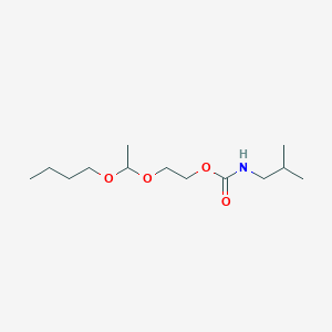 2-(1-Butoxyethoxy)ethyl (2-methylpropyl)carbamate