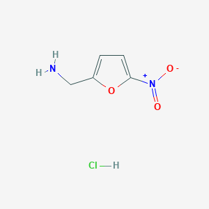 molecular formula C5H7ClN2O3 B1452115 (5-硝基呋喃-2-基)甲胺盐酸盐 CAS No. 39221-63-1