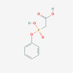 molecular formula C8H9O5P B14521152 [Hydroxy(phenoxy)phosphoryl]acetic acid CAS No. 62591-82-6