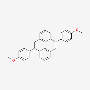 molecular formula C30H26O2 B14521219 4,9-Bis(4-methoxyphenyl)-4,5,9,10-tetrahydropyrene CAS No. 62967-58-2