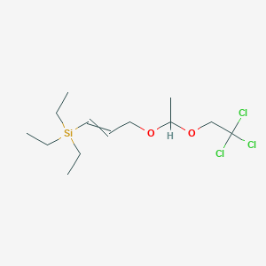 Triethyl{3-[1-(2,2,2-trichloroethoxy)ethoxy]prop-1-en-1-yl}silane