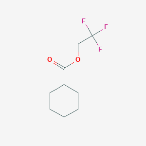 molecular formula C9H13F3O2 B14521280 2,2,2-Trifluoroethyl cyclohexanecarboxylate CAS No. 62615-81-0