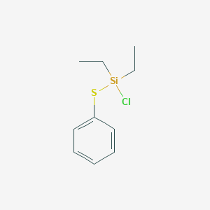 Chloro(diethyl)(phenylsulfanyl)silane