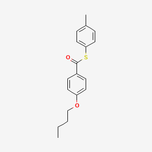 S-(4-Methylphenyl) 4-butoxybenzene-1-carbothioate