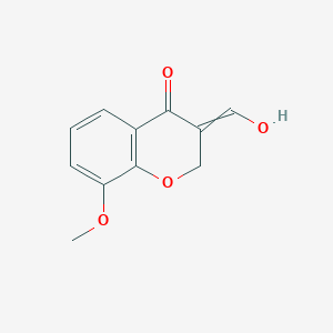 3-(Hydroxymethylidene)-8-methoxy-2,3-dihydro-4H-1-benzopyran-4-one