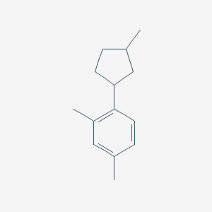 2,4-Dimethyl-1-(3-methylcyclopentyl)benzene