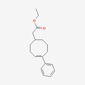 Ethyl (5-phenylcyclooct-4-en-1-yl)acetate