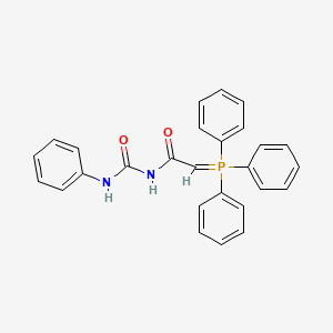 molecular formula C27H23N2O2P B14521367 N-(Phenylcarbamoyl)-2-(triphenyl-lambda~5~-phosphanylidene)acetamide CAS No. 62879-75-8