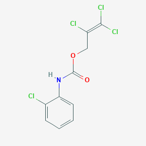 2,3,3-Trichloroprop-2-en-1-yl (2-chlorophenyl)carbamate