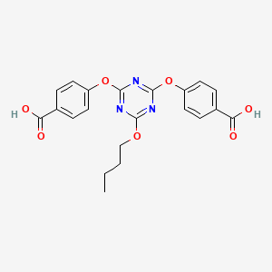 4,4'-[(6-Butoxy-1,3,5-triazine-2,4-diyl)bis(oxy)]dibenzoic acid