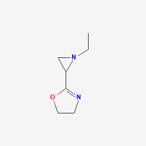 2-(1-Ethylaziridin-2-yl)-4,5-dihydro-1,3-oxazole