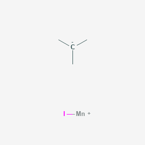 molecular formula C4H9IMn B14521537 iodomanganese(1+);2-methylpropane CAS No. 62485-90-9