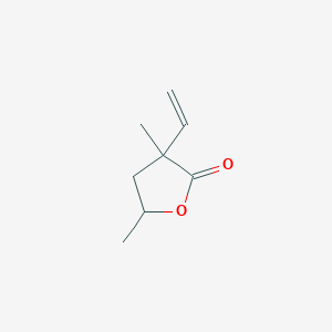 3-Ethenyl-3,5-dimethyloxolan-2-one