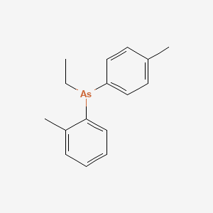 Ethyl(2-methylphenyl)(4-methylphenyl)arsane