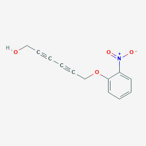 6-(2-Nitrophenoxy)hexa-2,4-diyn-1-OL