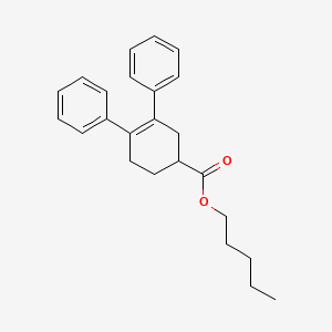 Pentyl 3,4-diphenylcyclohex-3-ene-1-carboxylate