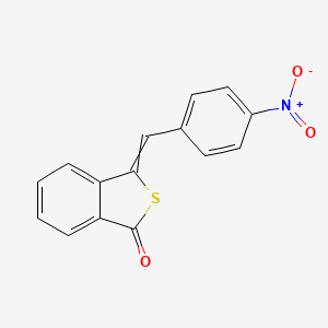 3-[(4-Nitrophenyl)methylidene]-2-benzothiophen-1(3H)-one