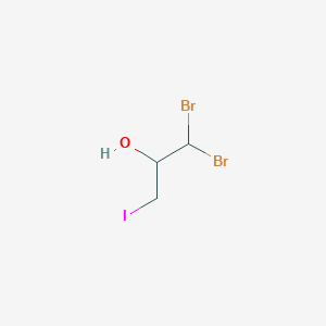 1,1-Dibromo-3-iodopropan-2-ol