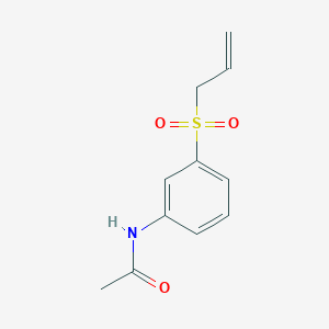 N-[3-(Prop-2-ene-1-sulfonyl)phenyl]acetamide