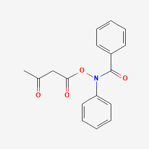 N-[(3-Oxobutanoyl)oxy]-N-phenylbenzamide