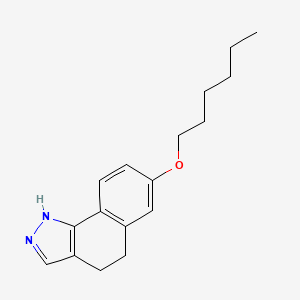 7-(Hexyloxy)-4,5-dihydro-1H-benzo[g]indazole