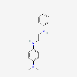 molecular formula C17H23N3 B14521700 N~1~,N~1~-Dimethyl-N~4~-[2-(4-methylanilino)ethyl]benzene-1,4-diamine CAS No. 62553-95-1